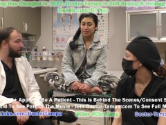 Become Doctor Tampa, Give Jasmine Rose Mandatory New Student Gyno Exam W/ Nurse Stacy Shepard Help!