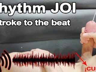 JOI Ritmo: Asmr Stroke Para a Batida - Jerk off Instructions (4K-60FPS)