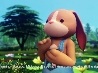 Hero's Egg Hunt - Ida x Midoriya x Bakugo - My Hero Academia 3D Animation Parody