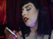Preview 5 of Smoking a Cigarette with Human Ashtray - Milk Rebelle
