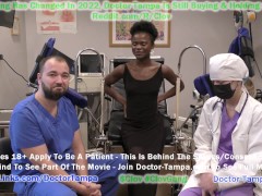 Become Doctor Tampa Give Rina Arem A Yearly Gyno Exam With Nurse Stacy Shepards Gloved Hands Helping