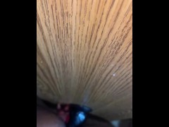 Fucking myself to a squirt 