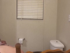BREAKING IN OUR NEW BATHROOM WITH DEEP BBC BACKSHOTS!! 