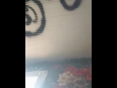 sfw chewing gum smoking fetish with dentures 