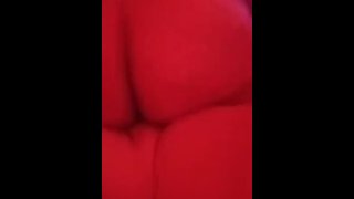 Big Momma Rides Daddys Dick reverse cowgirl style 