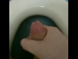 Handsome Japanese subjective masturbation! A large amount of semen is fired on the toilet bowl! 03
