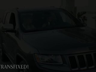 TRANSFIXED - Busty MILF Pristine Edge Lets Trans Hottie Kate Zoha Fuck On The First Date screenshot number 0