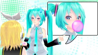 Imbapovi - Miku, Rin et Wrong Bubble Gum