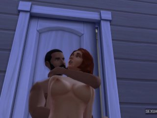 Fucked a Neighbor at the_Door of Her House - Sexual Hot_Animations