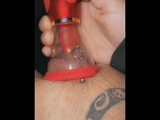 Preview 1 of Trying my new tongue toy. Amazing orgasm!