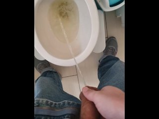piss, solo male, pee, big dick