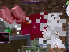 Finding another Pillager castle! Ep:9Minecraft Modded Adventuring Craft 1.3 Kingdom Update