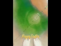 Rainbow Feet, sexy feet and colorful dye