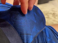 【ガチムチ　女子向け】筋トレ好き日本人男性のオナニー　我慢汁でパンツは濡れ濡れ - Screenshot 11 of 16 - Japanese