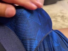 【ガチムチ　女子向け】筋トレ好き日本人男性のオナニー　我慢汁でパンツは濡れ濡れ - Screenshot 7 of 16 - Masturbation