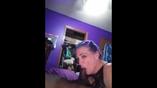 Purple hair Pawg trying to make me Cum