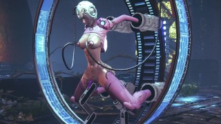Cybertron Transformers' Female Transformer On A Sexmachine