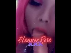 Eleanor Rose Double Dildo Oral Tease .