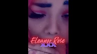 Eleanor Rose duplo dildo oral tease.