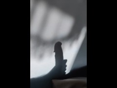 Shadow of big cock!