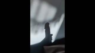 Shadow of big cock!