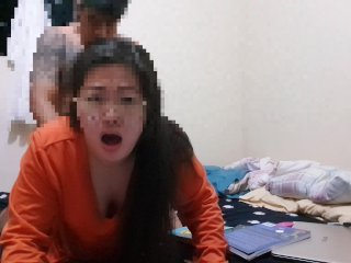 pussy licking, asian, student, andrea masq
