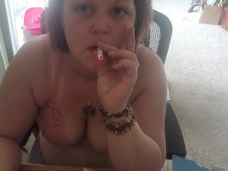 gorgeous girl, curvy, smoking, smoking 420