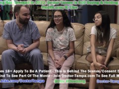 Become Doctor Tampa For Angel Santanas 2022 Yearly Gyno Exam With Nurse Aria Nicole As Chaperone At