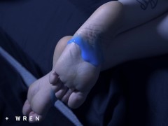 Alien Slimes Sexy Soft Teen Soles After Removing My Socks