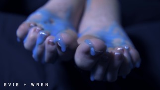Alien Slimes Sexy Morbido Teen Suole Dopo Aver Tolto I Miei Calzini