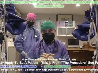U Ondergaat "de Procedure" Bij Doctor Tampa, Verpleegster Jewel, Verpleegster Stacy Shepard Chirurgisch Gehandschoende Handen