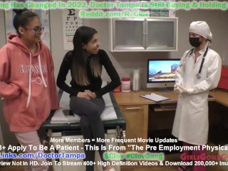 Sisters Aria Nicole & Angel Santana Humiliated During Pre Employment Physical @ Doctor Stacy Shepard