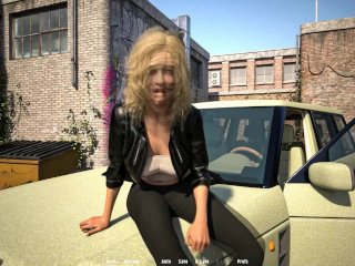 gameplay, porn game, sexy girl, outside