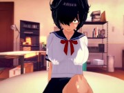 POV Hentai Feet Mikoto Urabe Pleases you with her Feet Mysterious ...
