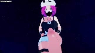 Hentai POV Feet Team Skull Grunt von Pokemon hat dich auf dem Dach gefangen!