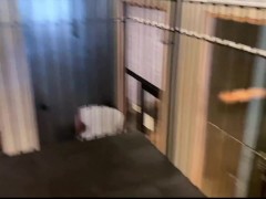 Video Fit PAWG at luxury gym stalked - Then creams on my cock after workout