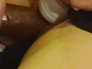 MILF Stretches Tight Pussy & Uses Wand for Intense Orgasm!!!