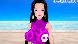 ONE PIECE BOA HANCOCK X LUFFY HENTAI