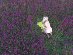 19yo Braided Nymph Nova Gets Fully Naked Outdoors!