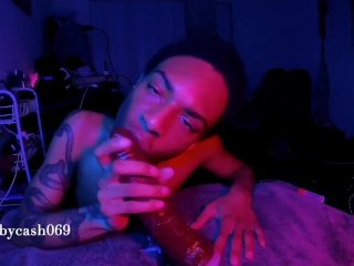 Bbycash069 DeepThroating His BBC Toy