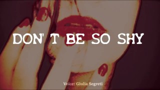 GIULIA SEGRETI MUSIC - DONT BE SO SHY- EROTICA