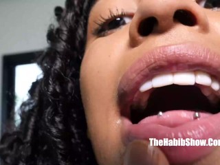 brazilian Ariella Ferraz nasty dick sucking mouth n anal skills on jamaican clarkes boutaine
