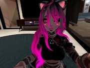 Preview 1 of I get to see what it's like to have a cock in VRChat Fansly M1na