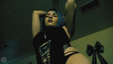 Sexy Alt girl striptease