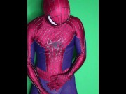 Preview 4 of spiderman piss and cum (TASM2 suit)