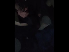 女装 レザー ジャケット スカート 踏み潰し 調教 脚フェチ パンスト 日本人 クラッシュフェチ 14/16