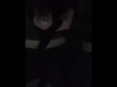 女装 レザー ジャケット スカート 踏み潰し 調教 脚フェチ パンスト 日本人 クラッシュフェチ 16/16