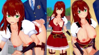 [Хентай-игра Коикацу! ] Займитесь сексом с Большие сиськи Arifureta shokugyou Yuka Sonobe.3DCG