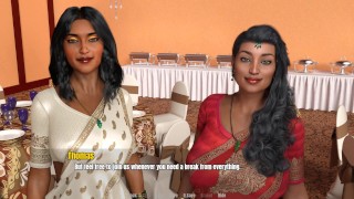 La casa de stepgrandma: Desi MILF en la boda india-Ep 44