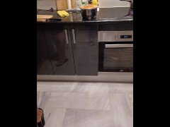 BEAUTIFUL SEXY COOKING IN UNDERWEAR... ANY REQUEST? 